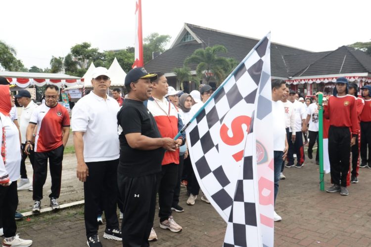 Jelang HUT RI dan HUT Provinsi, Pemprov Gelar Jalan Sehat dan Senam Bersama