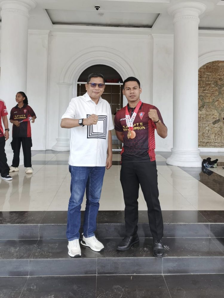 Juara Karate Internasional, Disambut Walikota Ambon