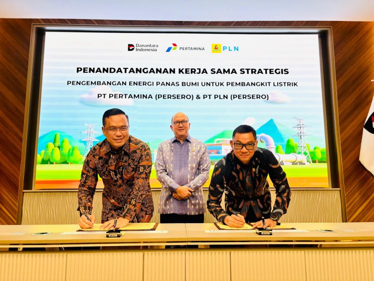 Diinisiasi Danantara, PLN – Pertamina Teken Kerja Sama Pengembangan Energi Panas Bumi Nasional