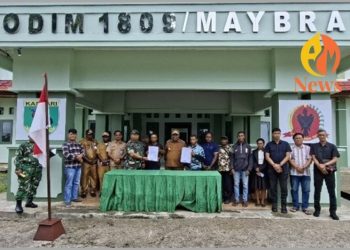 1 Eks Anggota Dan 1 Simpatisan OPM Nyatakan Ikrar Setia kepada NKRI di Maybrat