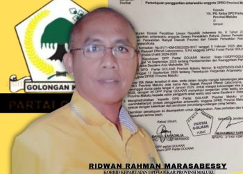 DPP Golkar Mantapkan Konsolidasi di Maluku, Ridwan Rahman Resmi PAW Alm. PAW Rasyad Efendi Latuconsina