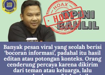 Bahlil Lahadalia Sasaran Hoaks dan Body Shaming, Mafindo Angkat Suara: Dorong Literasi Digital untuk Cegah Hoaks Terhadap Mentri ESDM
