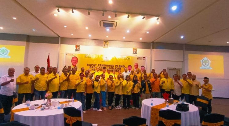 DPD I Golkar Maluku Gelar Pleno, Bahas Persiapan HUT dan Arah Musda
