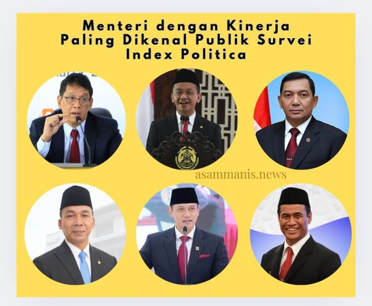 Survei Index Politica: Kepuasan Publik terhadap Presiden Prabowo Tembus 83,5 Persen, Purbaya dan Bahlil Tertinggi