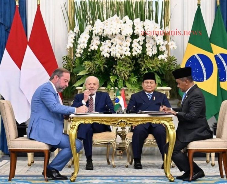 Presiden Prabowo & Presiden Lula Saksikan Tingkatkan Kerja Sama di Bidang Energi dan Pertambangan
