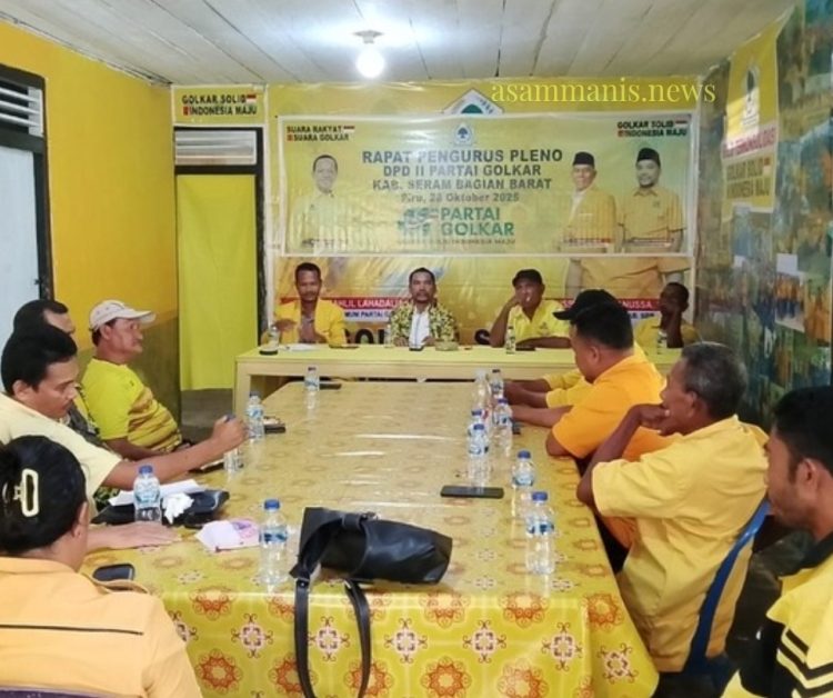 Rapat Pleno Golkar SBB Resmi Usung Boy Sangadji Jadi Calon Ketua DPD Maluku