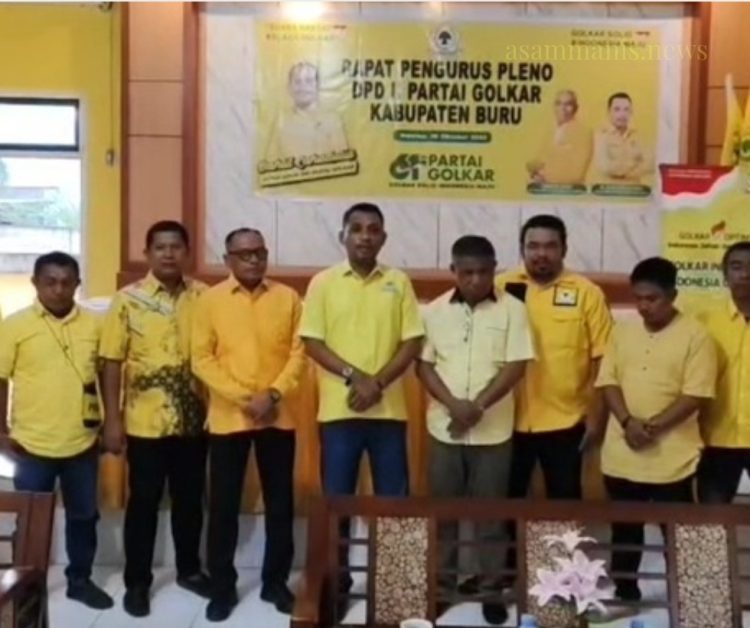 DPD II Golkar Kabupaten Buru Resmi Dukung Rohalim Boy Sangadji Pimpin Golkar Maluku