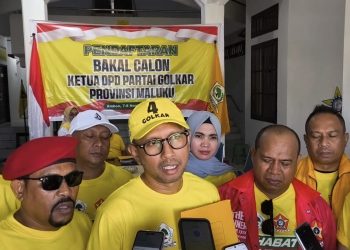 Pengambilan Formulir Calon Musda XI Golkar Maluku, Optimis Menang Tim RBS  Kantongi Dukungan 50 Persen Plus Satu