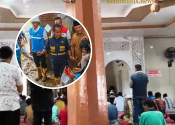 Bahlil Lahadalia Tepati Janji, Masjid Suhada di Agam Kembali Terang Dua Hari Setelah Dikunjungi