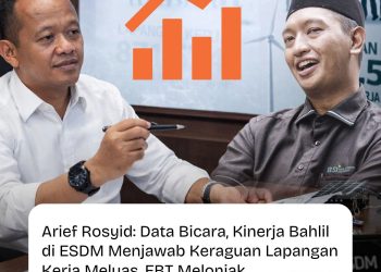 Bungkam Keraguan dengan Kinerja, Arief Rosyid: Kerja Bahlil di ESDM Memperluas Lapangan Kerja dan Capaian EBT