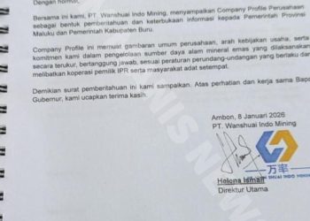 Bocor! Surat PT Wanshuai ke Gubernur Maluku Bongkar Dugaan Korporasi di Balik Skema IPR Gunung Botak