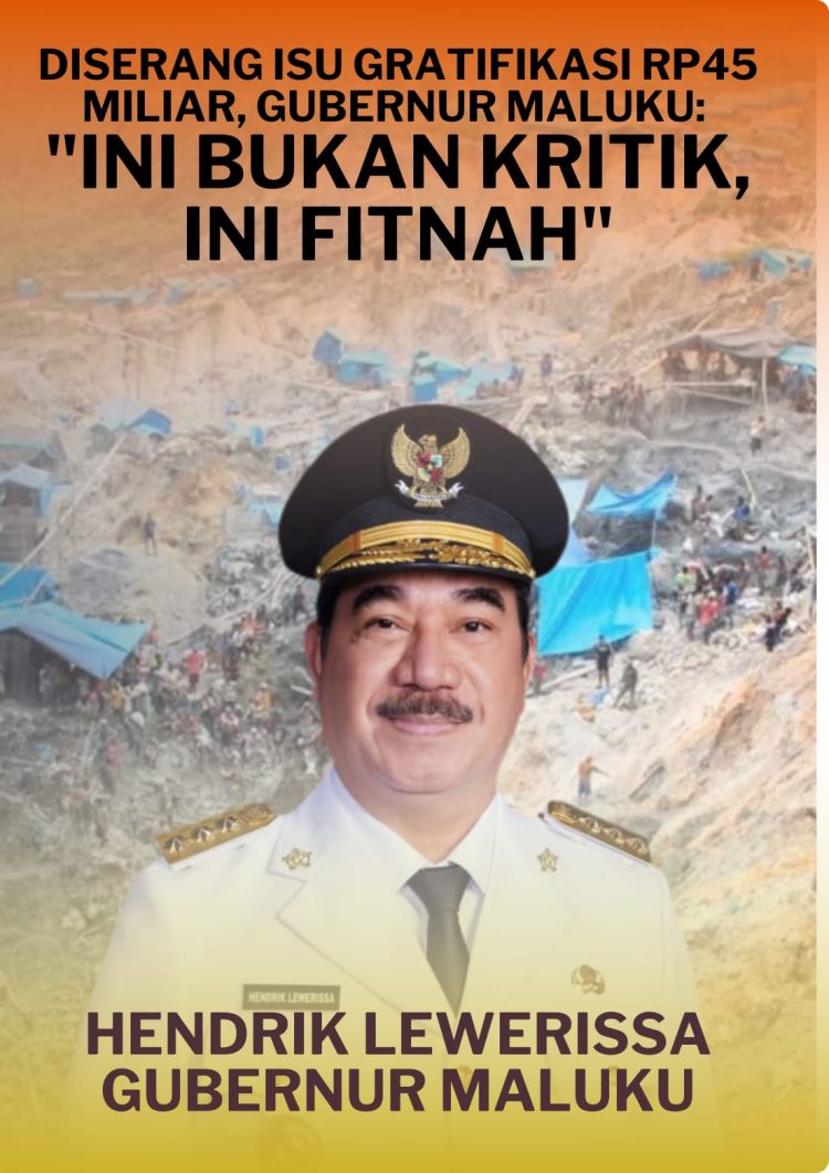 Diserang Isu Gratifikasi Rp45 Miliar, Gubernur Maluku: Ini Bukan Kritik, Ini Fitnah