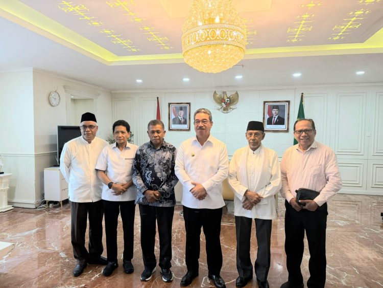 Gubernur Maluku Terima Silaturahmi Yayasan Al-Fatah, Bahas Persiapan Shalat Idul Fitri di Lapangan Merdeka Ambon