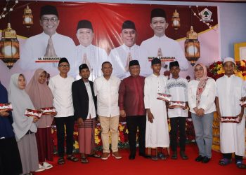 SOKSI Maluku Santuni Anak Yatim, Doakan Prabowo dan Bahlil Tetap Kuat Memimpin Bangsa