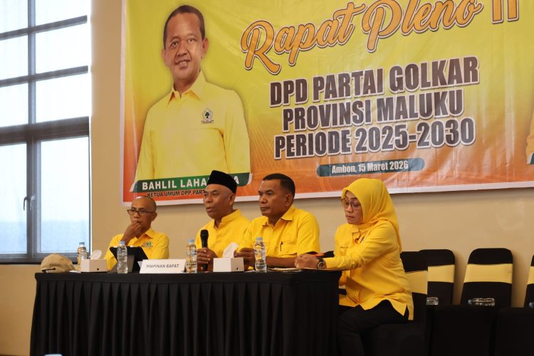 Golkar Maluku Soroti Blok Masela, Kemiskinan, dan Iklim Investasi dalam Rapat Pleno II