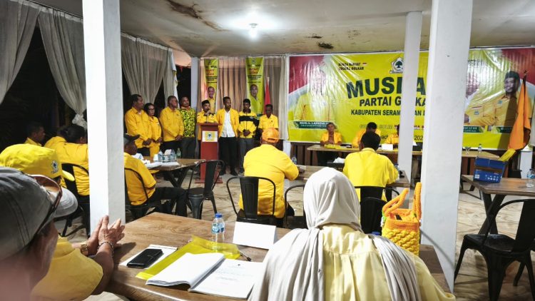 LPJ Diterima, Abdul Salam Hehanussa Resmi Demisioner di Musda V Golkar SBB