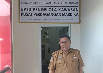 Gas Penataan Pasar Mardika, Kadis Indag Maluku Resmikan UPTD Khusus Kawasan Mardika