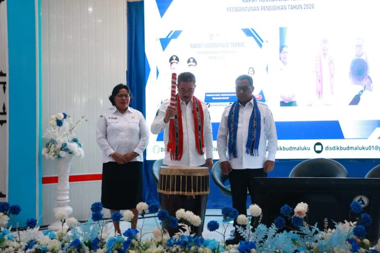 Gubernur Maluku Buka Rakortek Pendidikan 2026, Tekankan SDM sebagai Kunci Pembangunan