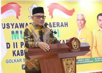 Bupati Buru Tegaskan Netralitas Kekuasaan dalam Musda VI Golkar, Dorong Demokrasi Sehat