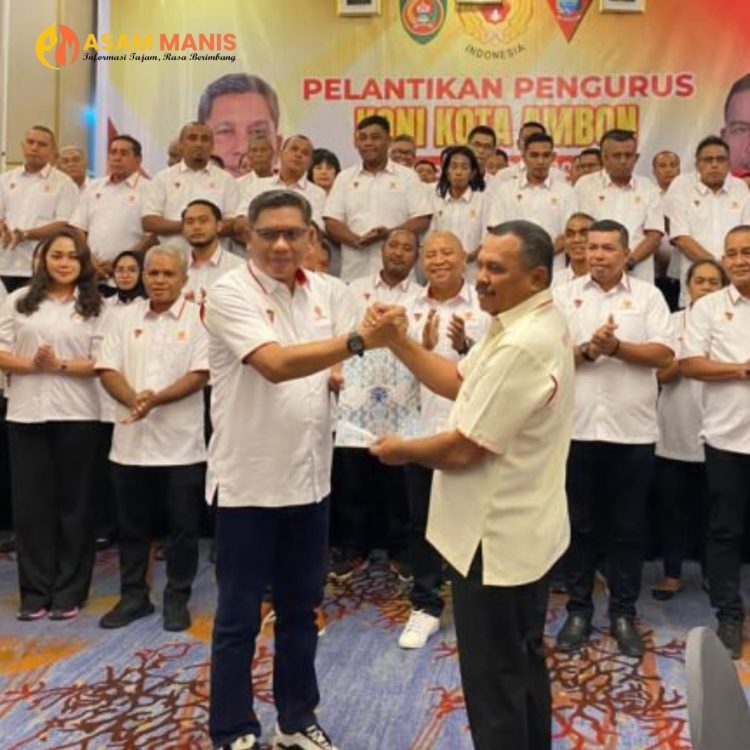 Resmi Pimpin KONI Ambon, Bodewin Wattimena Targetkan Kebangkitan Prestasi Olahraga