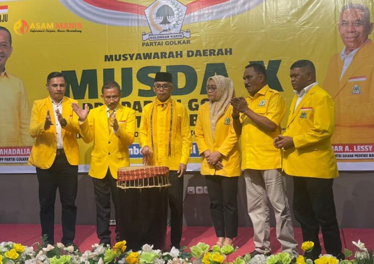 Musda Ke-X Golkar Kota Ambon Tegaskan Arah Politik, Siap Jadi Lumbung Suara DPR RI 2029