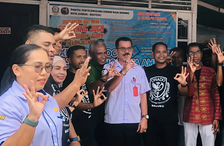 Rado Benteng Ambon Gelar Turnamen Domino, Pemkot dan ORADO Maluku Dorong Sportivitas dan Pembinaan Generasi Muda