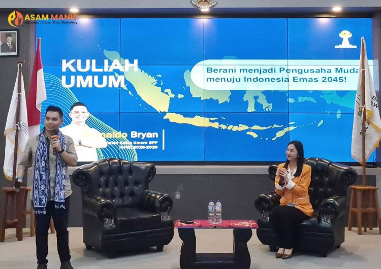 Beri Kuliah Umum, Caketum Reynaldo Ajak Mahasiswa Unsrat Jadi Pengusaha Sukses