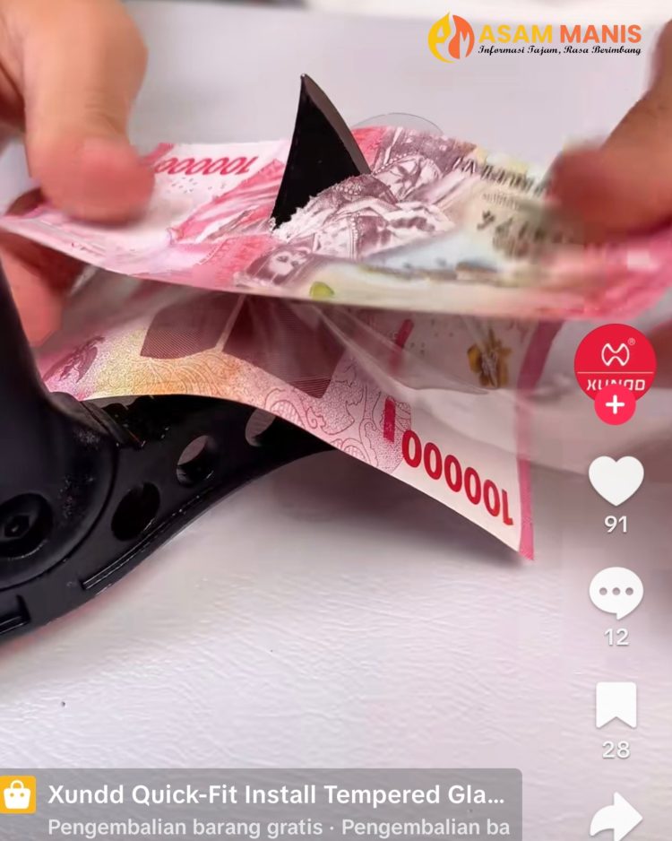 Diduga Rusak Rupiah demi Konten, Akun Xundd Tempredglass Terancam 5 Tahun Penjara