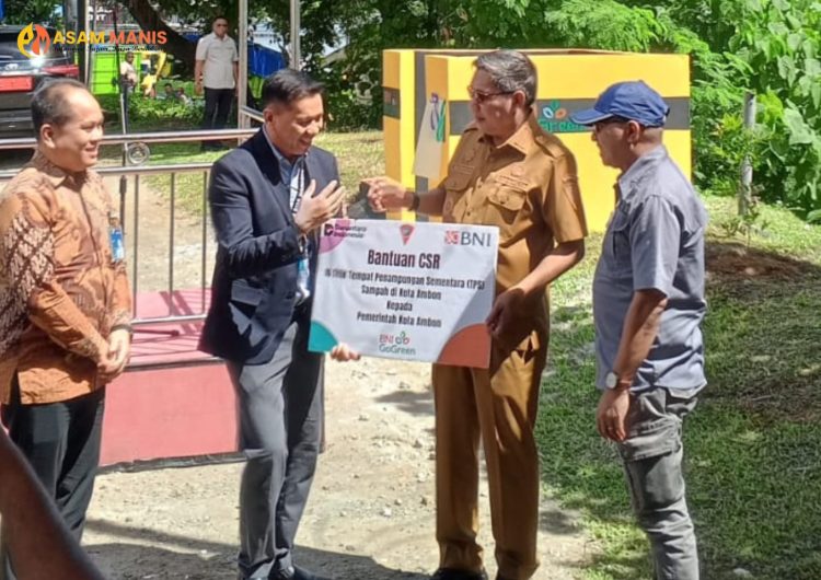 BNI Tambah 10 TPS, Wali Kota Ambon Kecam Pembakaran Fasilitas Sampah