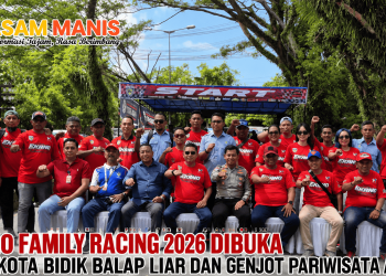 Ekano Family Racing 2026 Dibuka, Wali Kota Bidik Balap Liar dan Genjot Pariwisata Ambon
