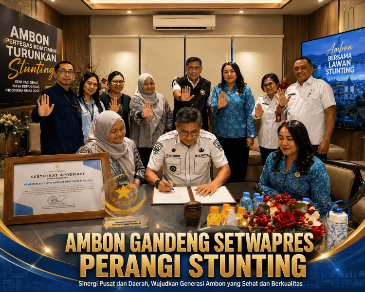 Ambon Gandeng Setwapres Perangi Stunting