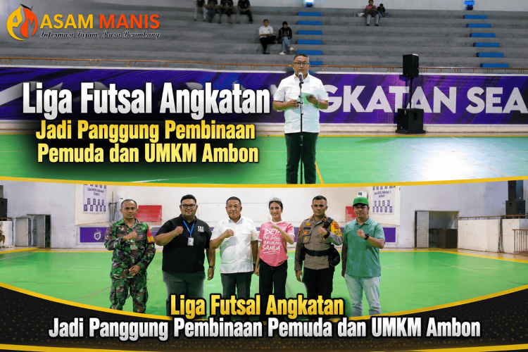 Liga Futsal Angkatan Jadi Panggung Pembinaan Pemuda dan UMKM Ambon