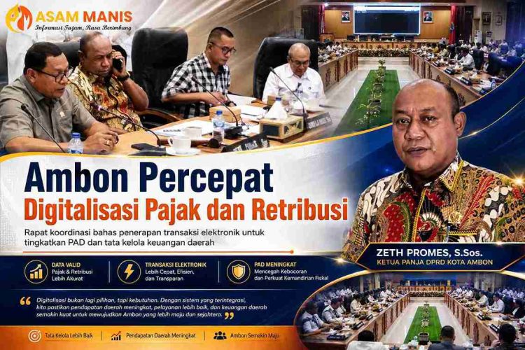 Ambon Percepat Digitalisasi Pajak dan Retribusi