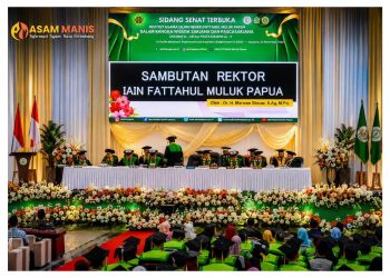 Wisuda Angkatan VIII IAIN Fattahul Muluk Papua, Pemkot Jayapura Dorong Sinergi untuk Pembangunan Pendidikan