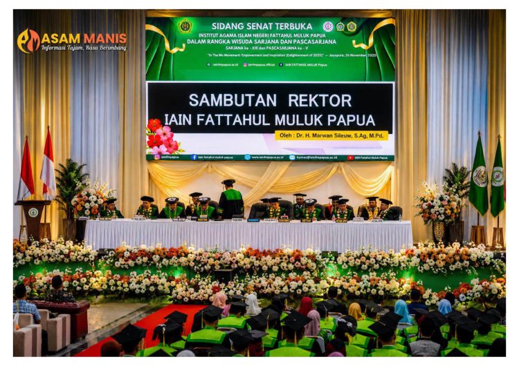 Wisuda Angkatan VIII IAIN Fattahul Muluk Papua, Pemkot Jayapura Dorong Sinergi untuk Pembangunan Pendidikan