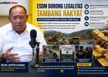 ESDM Dorong Legalitas Tambang Rakyat untuk Putus Rantai Emas Ilegal dari Hulu