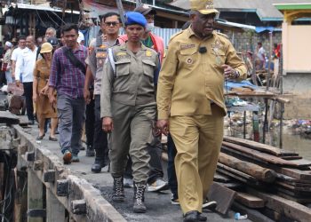 Kebakaran Dok V Bawah Sisakan Duka, Pemkot Jayapura Bergerak Tangani Warga Terdampak